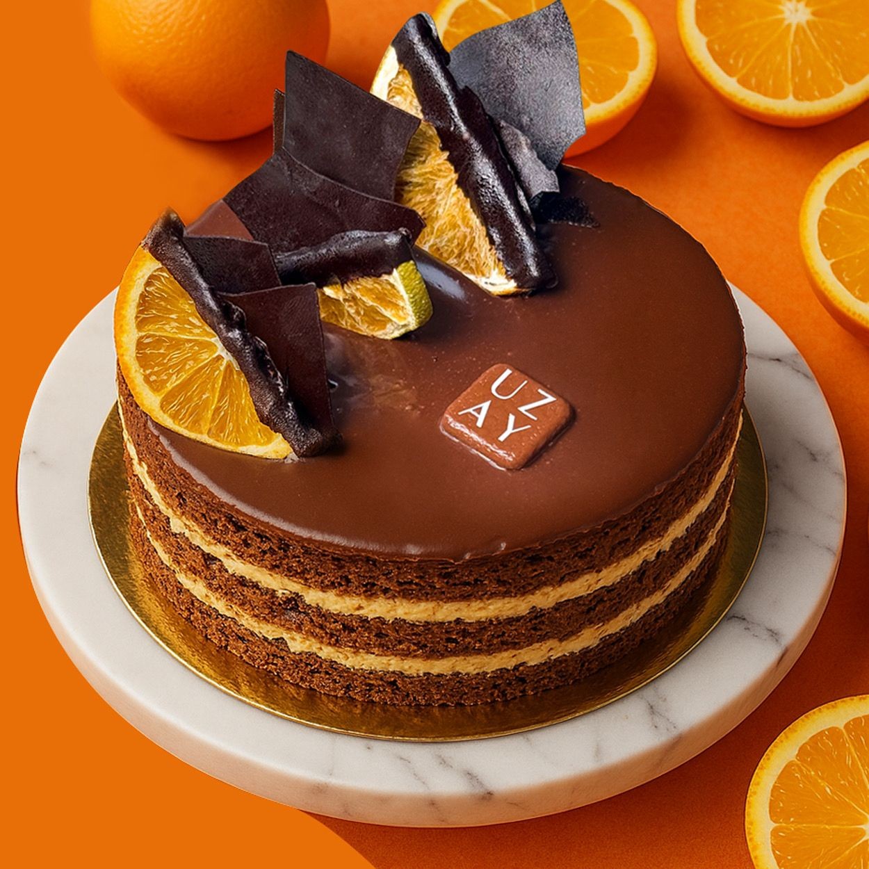 Portakallı Çikolatalı Pasta 0